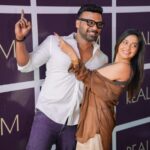 Divya Agarwal Instagram - At Realm, where the night whispers secrets and stars come out to play, success weaves into an artful tapestry. The venue buzzes with sophistication, chic decor, and vibrant energy. Signature cocktails flow, creating an ambiance of triumph! #RealmLaunchParty 🎉🥂