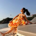 Divya Agarwal Instagram - Had the best time of my life ❤️ @yachtlifegoa outfit - @mandirawirkhq Clicked by- @ayeshaadlakha