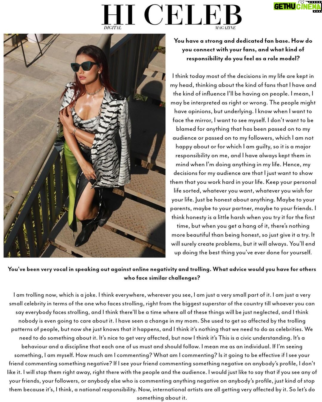 Divya Agarwal Instagram - From reality TV star to rising actress, Divya Agarwal @divyaagarwal_official is a multi-hyphenate force in Indian entertainment. Her journey began with show-stopping performances on MTV Splitsvilla and victories in Ace of Space and Bigg Boss OTT, where she captivated audiences with her strategic mind and fiery personality. Divya’s talent extends beyond the reality realm. She made a terrific debut in the horror web series Ragini MMS Returns 2 and has continued to impress both critics and audiences with roles in Abhay and Cartel. Always up for a challenge, Divya is an emerging star to keep your eye on. In February 2024, Divya embarked on a new chapter, marrying restaurateur Apurva Padgaonkar. Active on social media, she gracefully balances her thriving career with her new role as a wife. #hicelebmagazine #divyaagarwal_official #hicelebexclusiveinterview