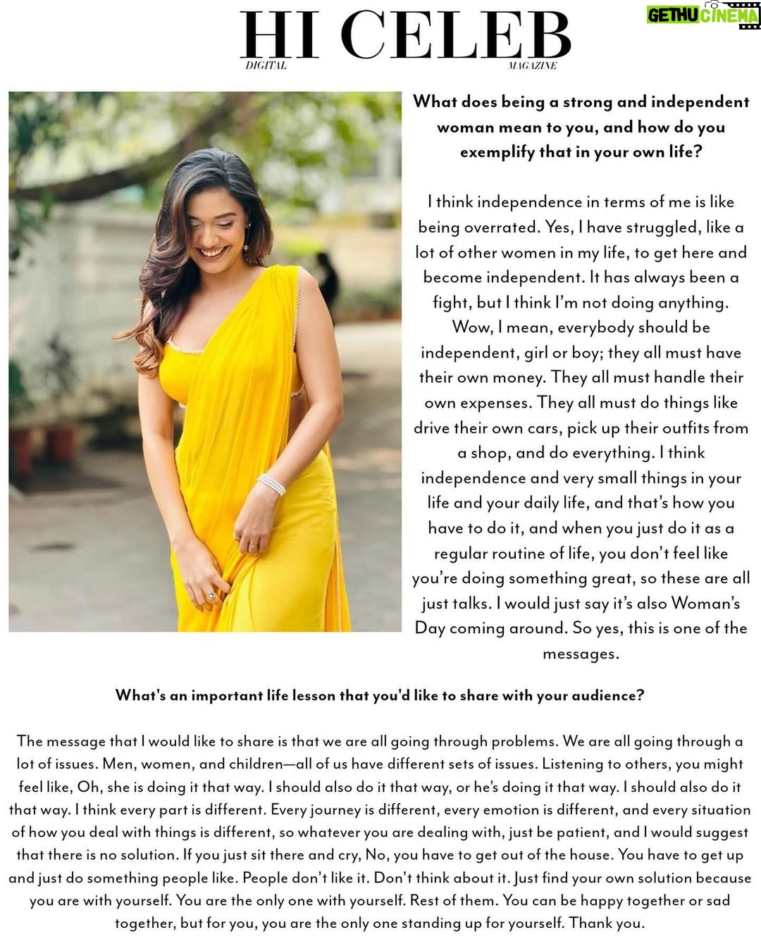 Divya Agarwal Instagram - From reality TV star to rising actress, Divya Agarwal @divyaagarwal_official is a multi-hyphenate force in Indian entertainment. Her journey began with show-stopping performances on MTV Splitsvilla and victories in Ace of Space and Bigg Boss OTT, where she captivated audiences with her strategic mind and fiery personality. Divya’s talent extends beyond the reality realm. She made a terrific debut in the horror web series Ragini MMS Returns 2 and has continued to impress both critics and audiences with roles in Abhay and Cartel. Always up for a challenge, Divya is an emerging star to keep your eye on. In February 2024, Divya embarked on a new chapter, marrying restaurateur Apurva Padgaonkar. Active on social media, she gracefully balances her thriving career with her new role as a wife. #hicelebmagazine #divyaagarwal_official #hicelebexclusiveinterview