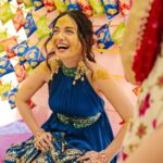 Divya Agarwal Instagram - Drenched in the color of joy and smothered in love! Let the good times “haldi-roll” ⭐️✨🤩❤️🧿 Outfit @pallavijaipur Accessories @_krafterina �Makeup and Hair : @dishisanghvii @hair_by_neetagohel @sarahsayedd16 Styled by: @sohail__mughal___ @stylingbyvictor Wedding planner: @audiciousentertainment Wedding photography: @studiophotopalace . . . #shadi #wedding #shadiseason #haldi #bride #bridesmaids #cocokibaico