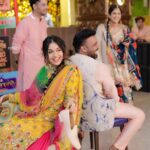 Divya Agarwal Instagram – Pinch me, I must be dreaming! Punjab ka Pind came alive for my Mehndi! ✨ Every shade, every step, every laugh – etched in henna and forever in my heart.

Outfit: @asbaabofficial
Accessories: @aulerthofficial 
Makeup: @dishisanghvii 
Hair : @hair_by_neetagohel
Assisted by @sarahsayedd16 
Mehendi: @mehendiartist_kanchanmahato 
Styled by: @sohail__mughal___ 
Wedding Planner: @audiciousentertainment 
Wedding Photography: @studiophotopalace 
Decor: @happyy_hours
Location: @be.at.one.official