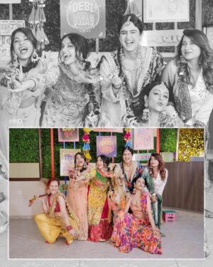 Divya Agarwal Instagram - Pinch me, I must be dreaming! Punjab ka Pind came alive for my Mehndi! ✨ Every shade, every step, every laugh - etched in henna and forever in my heart.

Outfit: @asbaabofficial
Accessories: @aulerthofficial 
Makeup: @dishisanghvii 
Hair : @hair_by_neetagohel
Assisted by @sarahsayedd16 
Mehendi: @mehendiartist_kanchanmahato 
Styled by: @sohail__mughal___ 
Wedding Planner: @audiciousentertainment 
Wedding Photography: @studiophotopalace 
Decor: @happyy_hours
Location: @be.at.one.official