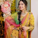 Divya Agarwal Instagram – Pinch me, I must be dreaming! Punjab ka Pind came alive for my Mehndi! ✨ Every shade, every step, every laugh – etched in henna and forever in my heart.

Outfit: @asbaabofficial
Accessories: @aulerthofficial 
Makeup: @dishisanghvii 
Hair : @hair_by_neetagohel
Assisted by @sarahsayedd16 
Mehendi: @mehendiartist_kanchanmahato 
Styled by: @sohail__mughal___ 
Wedding Planner: @audiciousentertainment 
Wedding Photography: @studiophotopalace 
Decor: @happyy_hours
Location: @be.at.one.official