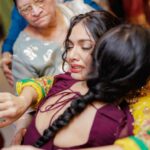 Divya Agarwal Instagram - Pinch me, I must be dreaming! Punjab ka Pind came alive for my Mehndi! ✨ Every shade, every step, every laugh - etched in henna and forever in my heart. Outfit: @asbaabofficial Accessories: @aulerthofficial Makeup: @dishisanghvii Hair : @hair_by_neetagohel Assisted by @sarahsayedd16 Mehendi: @mehendiartist_kanchanmahato Styled by: @sohail__mughal___ Wedding Planner: @audiciousentertainment Wedding Photography: @studiophotopalace Decor: @happyy_hours Location: @be.at.one.official
