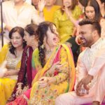 Divya Agarwal Instagram - Pinch me, I must be dreaming! Punjab ka Pind came alive for my Mehndi! ✨ Every shade, every step, every laugh - etched in henna and forever in my heart. Outfit: @asbaabofficial Accessories: @aulerthofficial Makeup: @dishisanghvii Hair : @hair_by_neetagohel Assisted by @sarahsayedd16 Mehendi: @mehendiartist_kanchanmahato Styled by: @sohail__mughal___ Wedding Planner: @audiciousentertainment Wedding Photography: @studiophotopalace Decor: @happyy_hours Location: @be.at.one.official