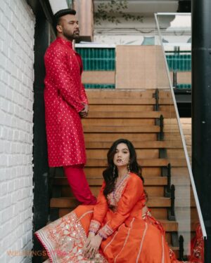 Divya Agarwal Instagram - Actress @divyaagarwal_official and restaurateur @apurva.insta are all set to tie the knot in Mumbai on 20th February. Ahead of their nuptials, Divya and Apurva did an editorial shoot with WeddingSutra at Cafe Panama. Nine years ago, their eyes met across a Navi Mumbai lounge. Today, their hearts beat as one, ready to embark on their happily ever after. ✨

Get ready for an at-home wedding that's both simple & stunning, blending Maharashtrian and Punjabi cultures like a perfectly spiced chai, (Divya's favourite beverage)!

Swipe left for a sneak peek of their shoot curated by WeddingSutra that captures their love story, from the spark of connection to the warmth of commitment.

Couple: @divyaagarwal_official and @apurva.insta
Venue: @cafepanamamumbai
Photographer: @thephotolabin
PR Managed by: @ajcommunications_
Makeup: @dishisanghvii
Hair By: @sarahsayedd16
Styled by @stylingbyvictor @sohail__mughal___
Divya’s Outfit: @gopivaiddesigns
Apurva’s Outfit: @_richaahluwalia
Accessories @aulerthofficial
Wedding planner: @audiciousentertainment

#divyaagarwal #weddingsutra #apurvapadgaonkar #weddingsutrashoot #cafepanama #divyagarwalfans #cocokibaico