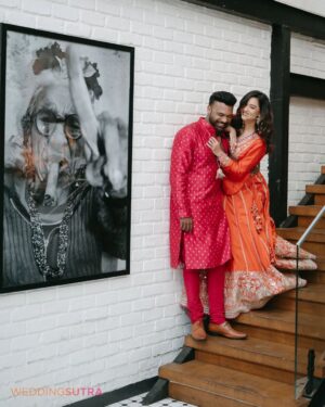 Divya Agarwal Instagram - Actress @divyaagarwal_official and restaurateur @apurva.insta are all set to tie the knot in Mumbai on 20th February. Ahead of their nuptials, Divya and Apurva did an editorial shoot with WeddingSutra at Cafe Panama. Nine years ago, their eyes met across a Navi Mumbai lounge. Today, their hearts beat as one, ready to embark on their happily ever after. ✨

Get ready for an at-home wedding that's both simple & stunning, blending Maharashtrian and Punjabi cultures like a perfectly spiced chai, (Divya's favourite beverage)!

Swipe left for a sneak peek of their shoot curated by WeddingSutra that captures their love story, from the spark of connection to the warmth of commitment.

Couple: @divyaagarwal_official and @apurva.insta
Venue: @cafepanamamumbai
Photographer: @thephotolabin
PR Managed by: @ajcommunications_
Makeup: @dishisanghvii
Hair By: @sarahsayedd16
Styled by @stylingbyvictor @sohail__mughal___
Divya’s Outfit: @gopivaiddesigns
Apurva’s Outfit: @_richaahluwalia
Accessories @aulerthofficial
Wedding planner: @audiciousentertainment

#divyaagarwal #weddingsutra #apurvapadgaonkar #weddingsutrashoot #cafepanama #divyagarwalfans #cocokibaico