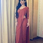 Divya Bharathi Instagram - For #ayyopapamsaaru lyrical video launch! #goatthemovie Have you watched the lyrical video yet?!!! Saree @styled_by_arundev Styling @ishwaryaalaguvel