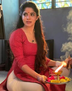 Divya Bharathi Instagram - Your #Sukumari 🤍 BTS Pictures from #GOAT set 🧿 GOATthemovie #AyyoPaapamSaaru #Telugu