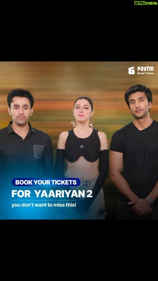 Divya Khosla Kumar Instagram - The yaars are back tomorrow & we can't wait to meet them! π Get your tickets for 'Yaariyan 2' now, link in bio! . . . . . #yaariyan2 #divyakhoslakumar #meezaanjafri #pearlvpuri #yaariyan @divyakhoslakumar @meezaanj @pearlvpuri @tseries.official @tseriesfilms