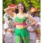 Divya Khosla Kumar Instagram - Band Baja bride ready hai … Aap bhi 20 October lock kar lo 🤗Shaadi hai Meri …. Pahunch Jana cinema gharo mein attend karne ke liye - Laadli 🥰 #Yaariyan2 #divyakhoslakumar Outfit @toraniofficial Earrings & Bangles @minerali_store Ring @ishhaara Styled @aasthasharma @gehnadholakia