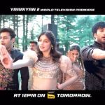 Divya Khosla Kumar Instagram - Sunday ko 12 baje aaiye Laadli ki shaadi par only on @SonyMAX #Yaariyan2 #WorldTVRelease #Yariyaan2 #MoviePremiere #BollywoodPremiere #Bollywood #DeewanaBanaDe