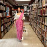 Divya Khosla Kumar Instagram - City of Joy, I really ENJOYYYYYYYYY #Yaariyan2 #simroonteranaam Earrings: @doribymeghnamaniar Saree Draper: @saree_drapernishadesai Kolkata city of joy