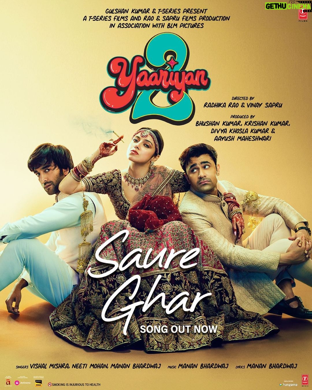 Divya Khosla Kumar Instagram - Come join our world of fairytales🧚♀️ #SaureGhar out now ❤️ on YouTube #Yaariyan2 on 20th October❤️ @tseriesfilms @tseries.official #BhushanKumar #VinaySapru #RadhikaRao @sapruandrao @meezaanj @anaswara.rajan @yashdasgupta @priya.p.varrier @warinahussain @pearlvpuri @lilletedubeyofficial @manan_bhardwaj_official @vishalmishraofficial @neetimohan18 #KrishanKumar @shivchanana @neerajkalyan24 @blmpictures @aayush_blm @aafilms.official #divyakhoslakumar