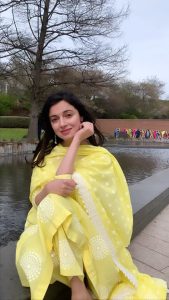 Divya Khosla Kumar Instagram - My team always makes the sweetest videos for me✨ #ukdairies #liverpool #indianoutfit #feelings Liverpool, England UK