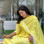 Divya Khosla Kumar Instagram - The joy of dressing is in wearing an Indian suit 💛 Suit @drzya_ridhisuri 📸 @thisisstudiops #whenuhaveadayoffshoot #divyakhoslakumar #ukfashion #desivibes💫 Liverpool, England UK