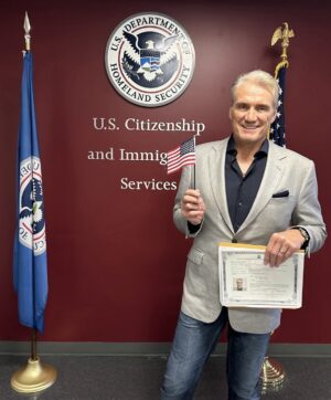 Dolph Lundgren Instagram - Finally did it! I’ve been in this country on and off for 40 years now. First as a student then as a fighter and an actor. America has given me some wonderful opportunities and an amazing life. I’m proud to become a US citizen and officially make this my home. 🇺🇸