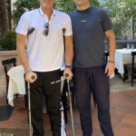 Dolph Lundgren Instagram – At lunch in Beverly Hills with world boxing heavyweight champ Oleksandr Usyk, who holds three of the four world titles after defeating Joshua in September this year. Nice guy and a great fighter, who actually went back to Kiev after the invasion to join the Ukrainian Defense Forces. A tough Comrade in Arms for Expendables 5? 👊🇺🇦