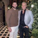 Dolph Lundgren Instagram - Dinner with Florian Munteanu, alias my son Viktor Drago in Creed 2. Great guy, looking forward to doing another project together. 👊
