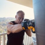 Dolph Lundgren Instagram - Early morning 20+ floor bag work out - wakes you up!👊👊