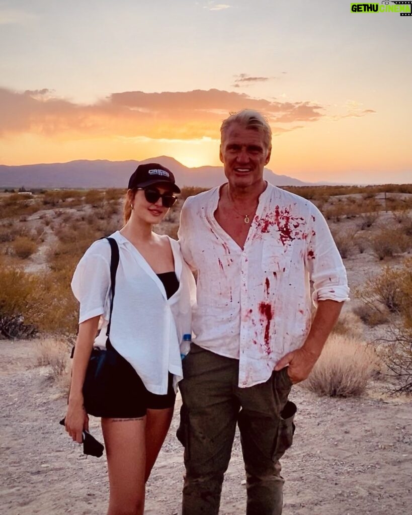 Dolph Lundgren Instagram - Finished ‘Wanted Man’ in the New Mexico desert. A big thanks to our great cast and crew! 💪