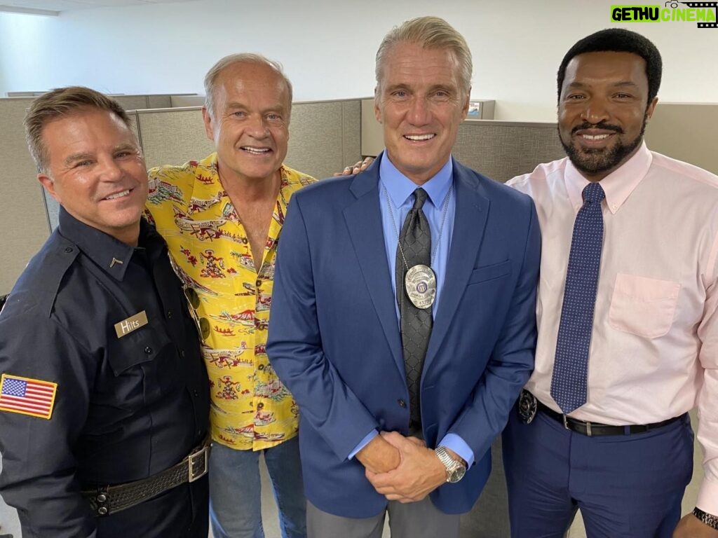 Dolph Lundgren Instagram - Last few days of filming ‘Wanted Man’ in New Mexico. Big thanks to Aaron, Kelsey and Roger for doing this project with me and bringing their great talents to the screen. 🙏