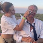 Dolph Lundgren Instagram – A family moment in the middle of a desert shootout. 👌 New Mexico