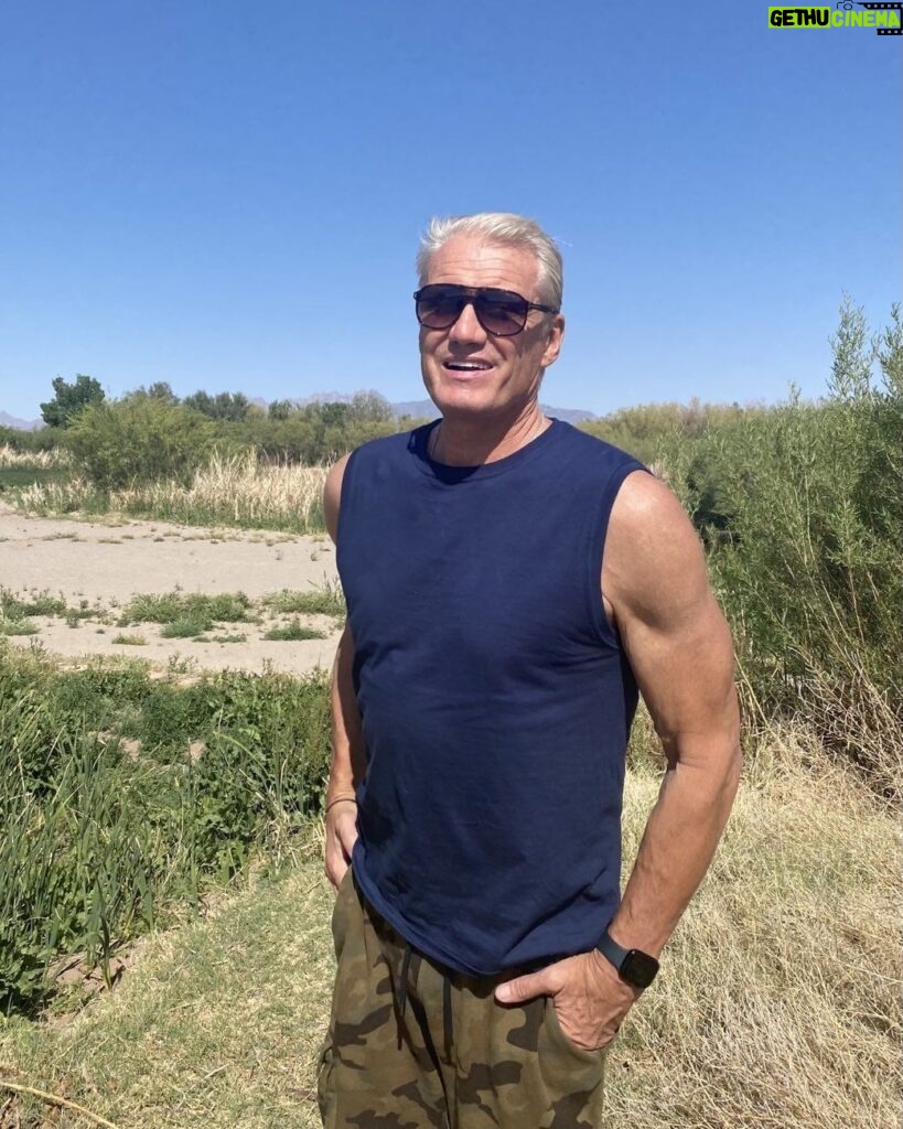 Dolph Lundgren Instagram - Scouting at the Rio Grande in New Mexico.