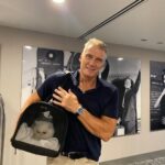Dolph Lundgren Instagram - Little Bello traveling with the stars. 👌