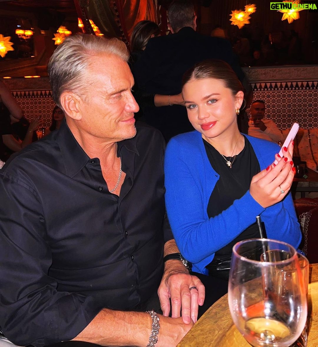Dolph Lundgren Instagram - My lovely daughter Greta visiting from Europe. Can’t wait for her to move here more permanently. Miss ya! 💙