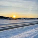 Dolph Lundgren Instagram - Magical sunset in Norway at 2.37 PM. It’s slowly getting lighter. In June, the midnight sun brightens up the nights.
