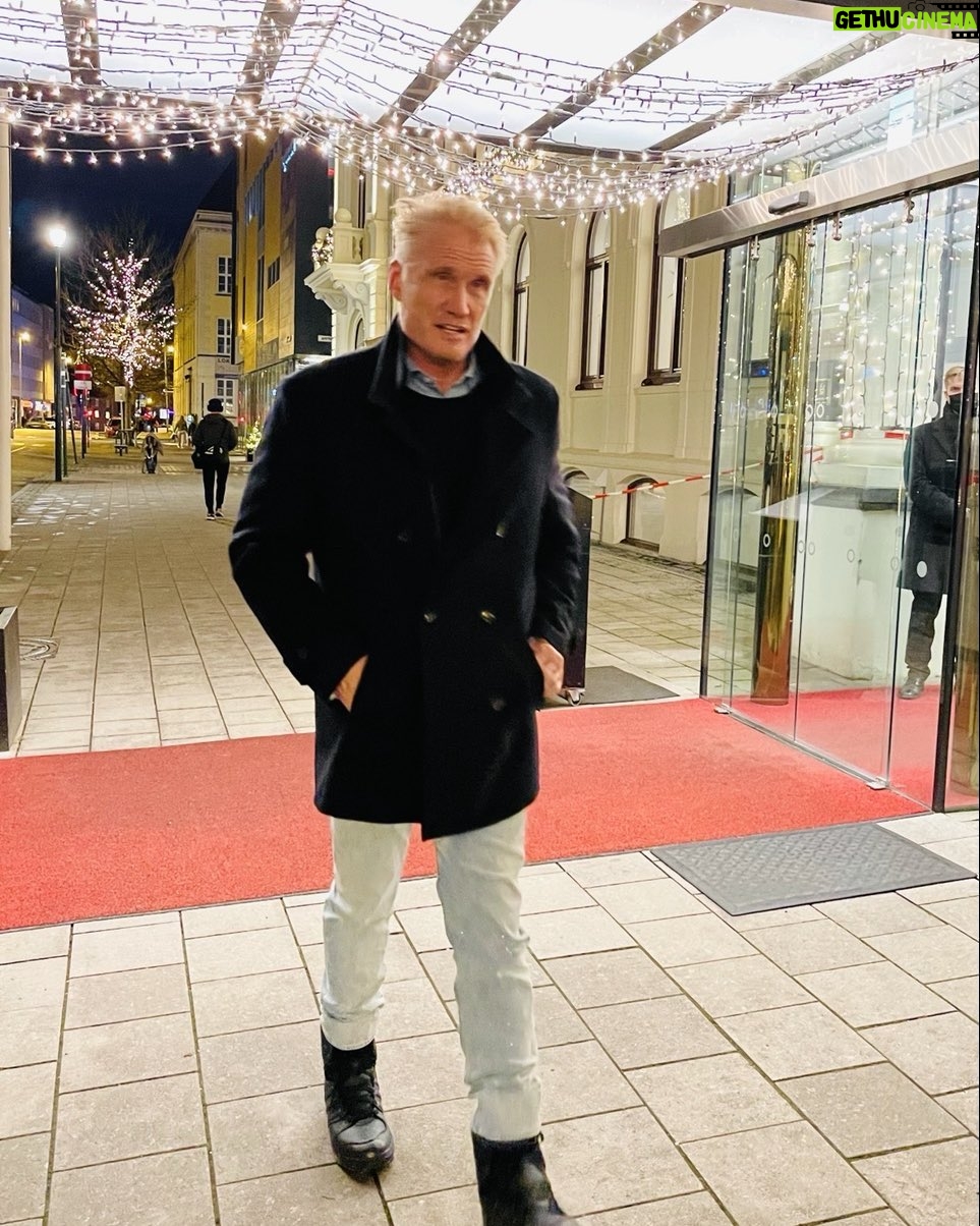 Dolph Lundgren Instagram - Enjoying an afternoon in Trondheim, Norway where the sun currently sets at 2.29 PM. 🌖