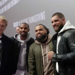 Dolph Lundgren Instagram - Three years ago today, I had the pleasure of getting together with these gentlemen for the release of CREED 2. Great project! 👊
