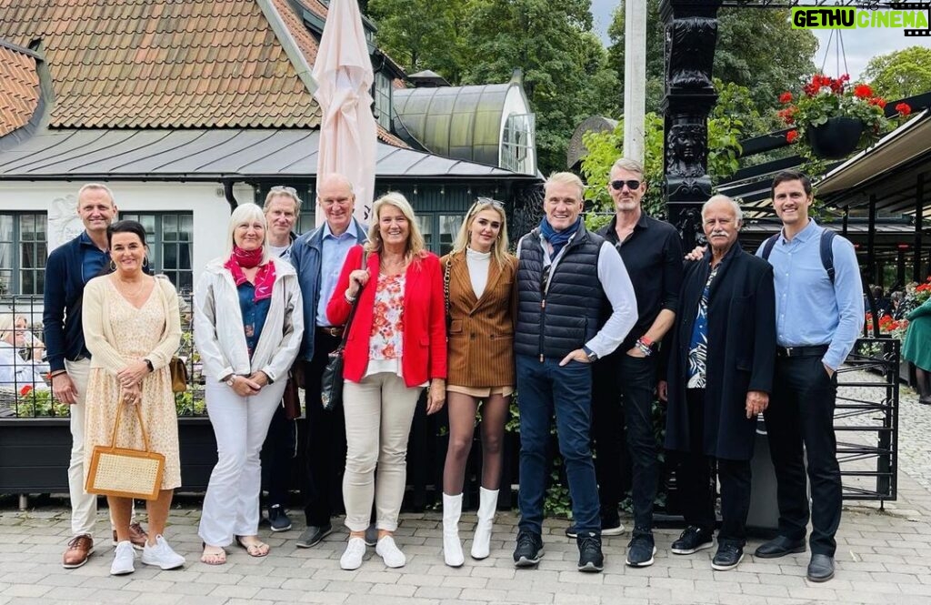 Dolph Lundgren Instagram - A long awaited family luncheon in Stockholm. Just another group of short Scandinavians…