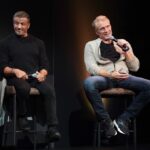 Dolph Lundgren Instagram - Enjoyed spending some time with my good friends Sly and Arnold at the @arnoldsportsuk. Also great seeing all the fans. Today it’s back to work on Expendables 4👊🏻