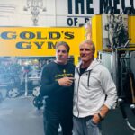 Dolph Lundgren Instagram - Ran into the Incredible Hulk himself, my old friend, actor & Mr Universe Lou Ferrigno, looking great as always. It pays off to keep working out 👊 Gold's Gym Venice Beach California