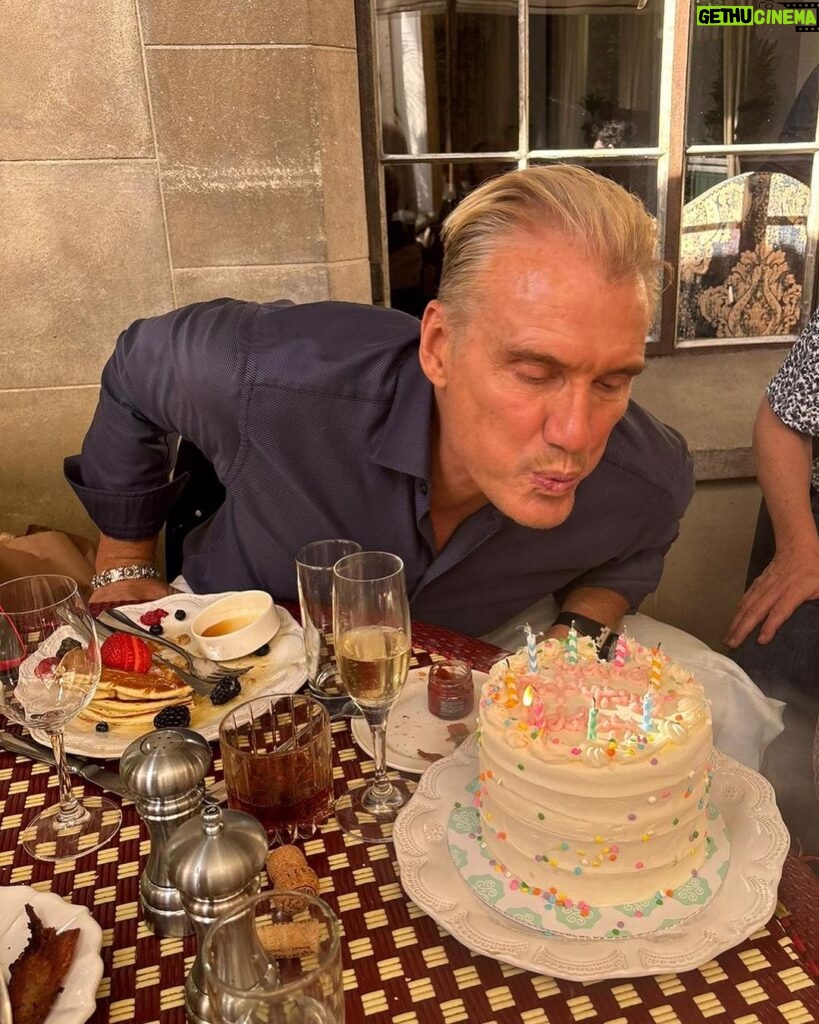 Dolph Lundgren Instagram - More birthday cakes - need to hit Gold’s tomorrow for sure. 🎂💪