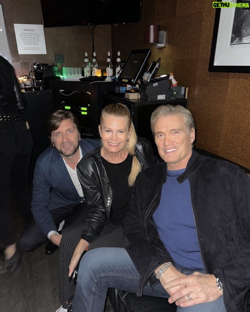 Dolph Lundgren Instagram - Hanging out with fellow Swedes, producer Gudrun Giddings and Ruben Ostlund, nominated for a best director Oscar. Good luck tomorrow! 🇸🇪🇺🇸
