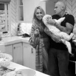 Dominic Purcell Instagram - This was never on the cards - me falling in love with a fat over sized poodle. Thing won’t leave me alone. #Sammy. Thanks for a great #turkey day my love. @tishcyruspurcell