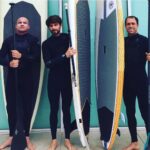 Dominic Purcell Instagram - @vertra #sunblock ….. slap it on. Don’t get #skincancer. Oh vert. @jessefaen needs a bunch, blokes never out of water. 🤘🏻