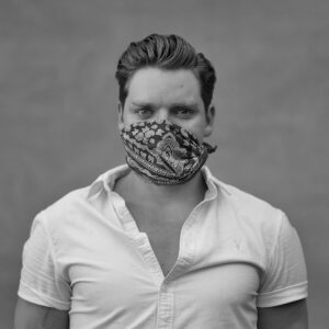 Dominic Sherwood Instagram - When @thomaskretschmann asks you to be in a series of photos to Encourage  people to #wearthegoddamnmask the answer was obvious. 

It’s so important, wearing a mask looks after everyone around you. Please keep yourself and others safe. 

#wearthegoddamnmask
