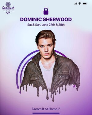 Dominic Sherwood Instagram - I will be attending the Dream It At Home 2 virtual convention ‪on Saturday, June 27th‬ & ‪Sunday, June 28th‬, it will take place from home so everyone can join ! I’ll be doing a panel, meet&greets, one on ones and also recording some videos. 
Part of the profits from sales will be going to  https://sos-racisme.org/ in support of the black lives matter movement. 
Get your tickets. Cant wait to see you all. 
@dreamitcon