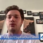 Dominic Sherwood Instagram - I did this interview a little while ago. Tune in and support our healthcare workers in the UK fighting covid-19 everyday. It’s a crazy time and I think supporting each other is key. @artists4nhs @switchboxtv #heroes. Link in bio