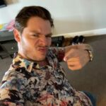 Dominic Sherwood Instagram – Last chance to bid for the @ustheatreco (a charity that mentors and educates through theatre for underserved youth) for a meeting with me. Link in bio. Check out the story too for the link. 

Ps: Here’s some BTS from the movie I’m still not allowed to talk about MWAHAHA 😈