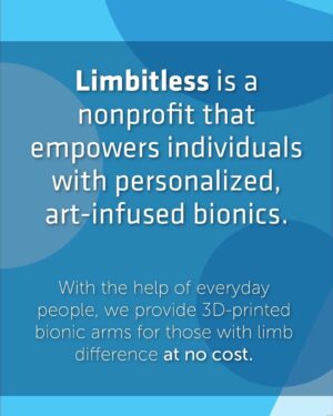 Dominic Sherwood Instagram - I’m so, so excited about this. The team @limbitless3d have been amazing at not only creating wonderful innovative products for those in need FOR FREE, but also have welcomed me in so warmly! Stick around for further updates on projects and how you can get involved! I love you all!!

#limbitlesssolutions #danlovesyoutoo
