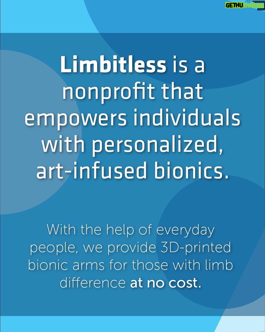 Dominic Sherwood - 314.2K Likes - I’m so, so excited about this. The team @limbitless3d have been amazing at not only creating wonderful innovative products for those in need FOR FREE, but also have welcomed me in so warmly! Stick around for further updates on projects and how you can get involved! I love you all!!
#limbitlesssolutions #danlovesyoutoo