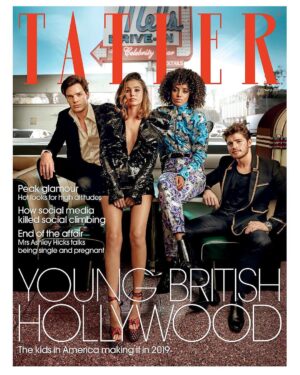 Dominic Sherwood Instagram - Thank you very much @richarddennen and @tatlermagazine for including me. This was a lot of fun with some really great folks. Pick up a copy Jan 3rd.