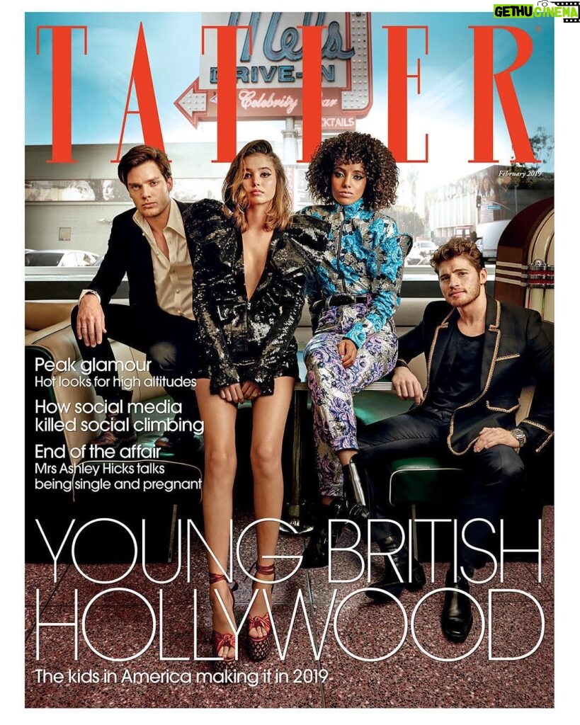 Dominic Sherwood Instagram - Thank you very much @richarddennen and @tatlermagazine for including me. This was a lot of fun with some really great folks. Pick up a copy Jan 3rd.