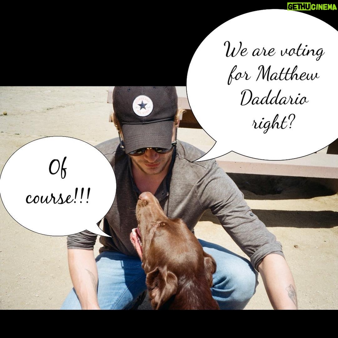 Dominic Sherwood - 244.6K Likes - Boo knows what’s up!!! Voting for @teenchoicefox is almost up. GET YOUR LAST VOTES IN FOR @matthewdaddario!!! Also!! I’m in love with this girl. Everyone deserves someone who looks at them the way boo looks at her dad. Xx 📸 @lukebaines